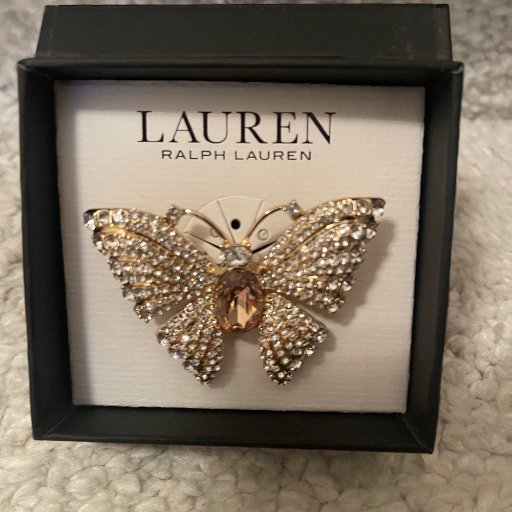 Ralph Lauren Butterfly Brooch